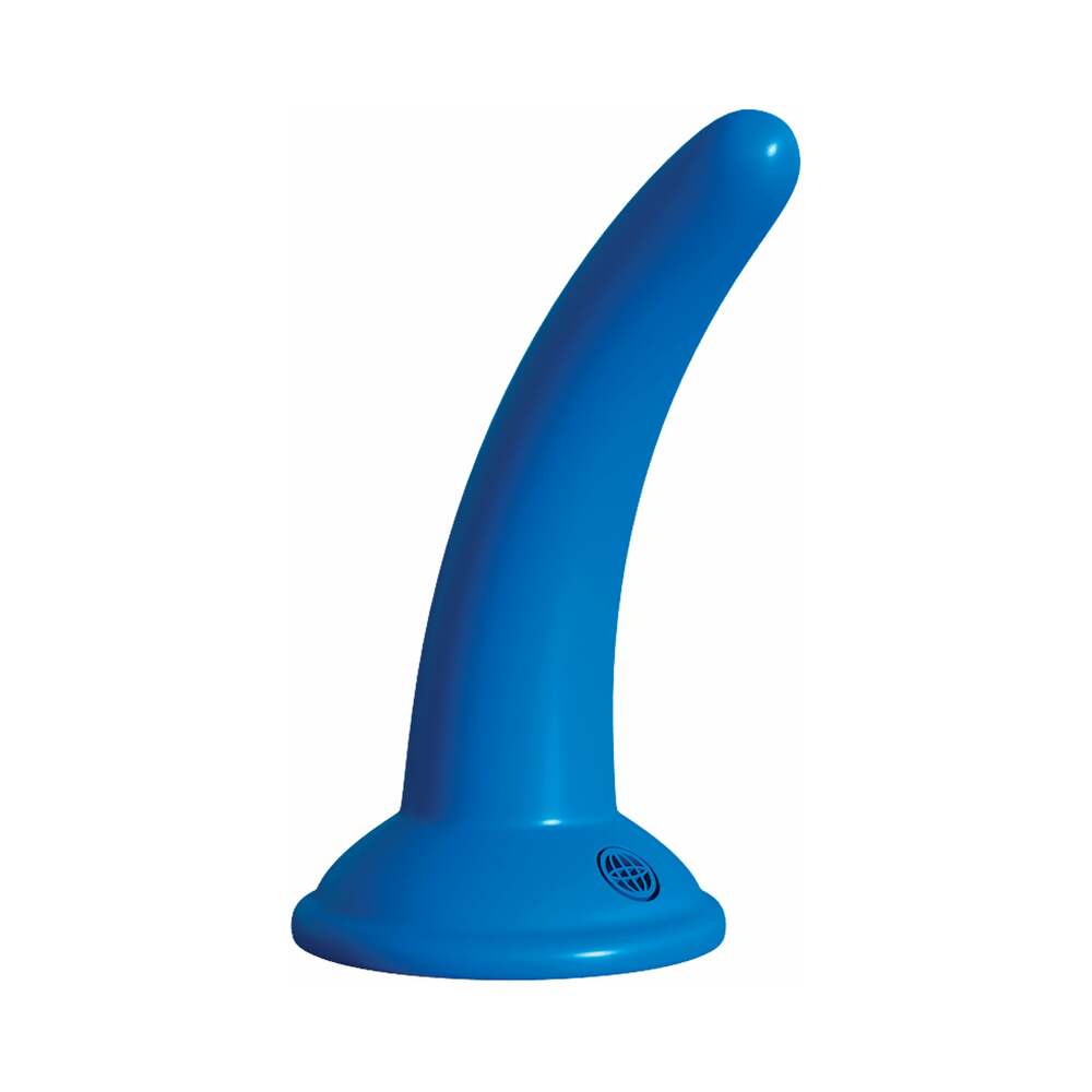 FETISH FANTASY SERIES BEGINNER''S STRAP-ON FOR HIM SET WITH 4.5 IN. DILDO BLUE/BLACK