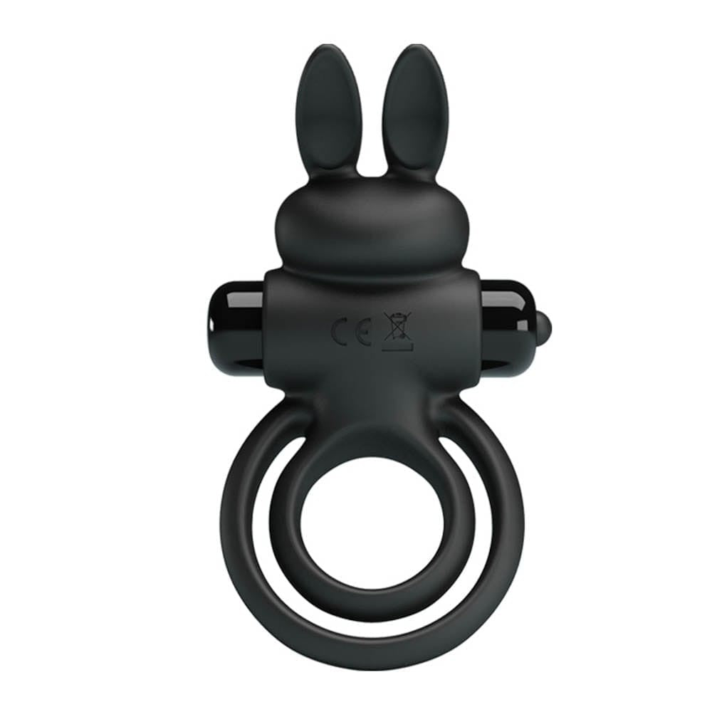 PRETTY LOVE - PRETTY LOVE VIBRANT PENIS RING 3 BLACK