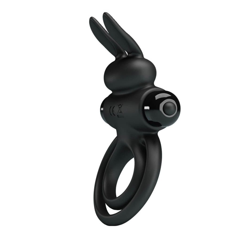PRETTY LOVE - PRETTY LOVE VIBRANT PENIS RING 3 BLACK