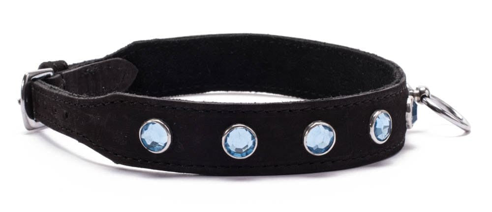 OUTLET - CRYSTAL COLLAR LIGHT BLUE
