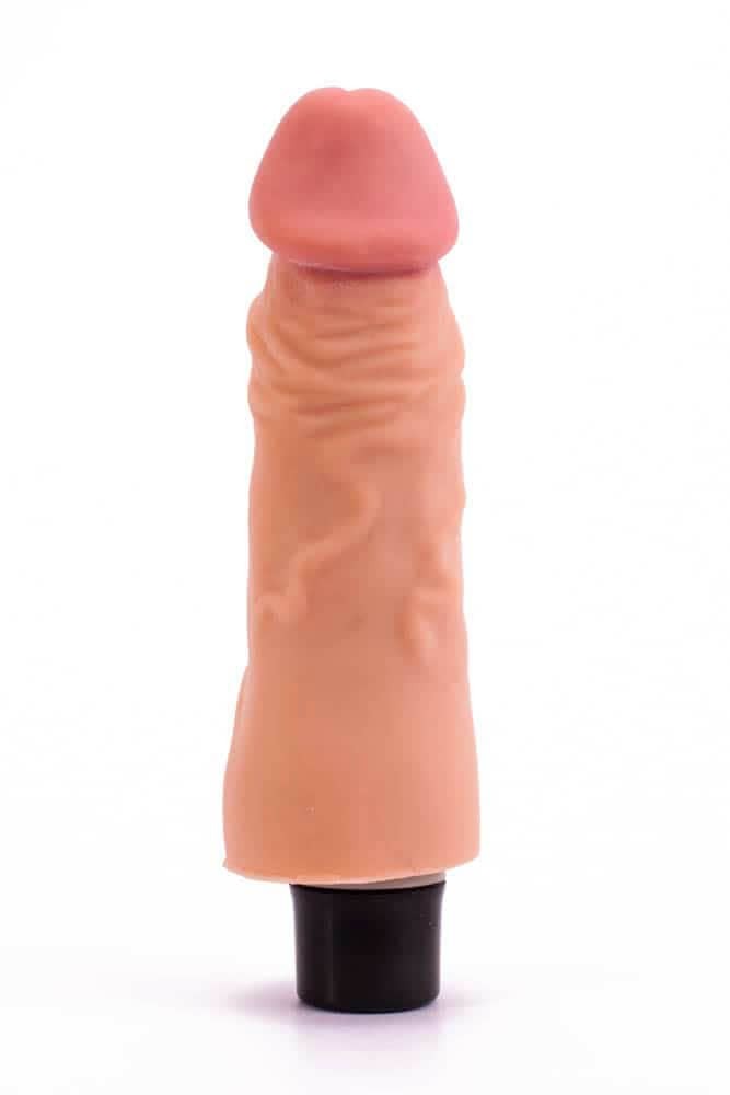 LOVETOY - 7" REAL SOFTEE VIBRATING DILDO  1