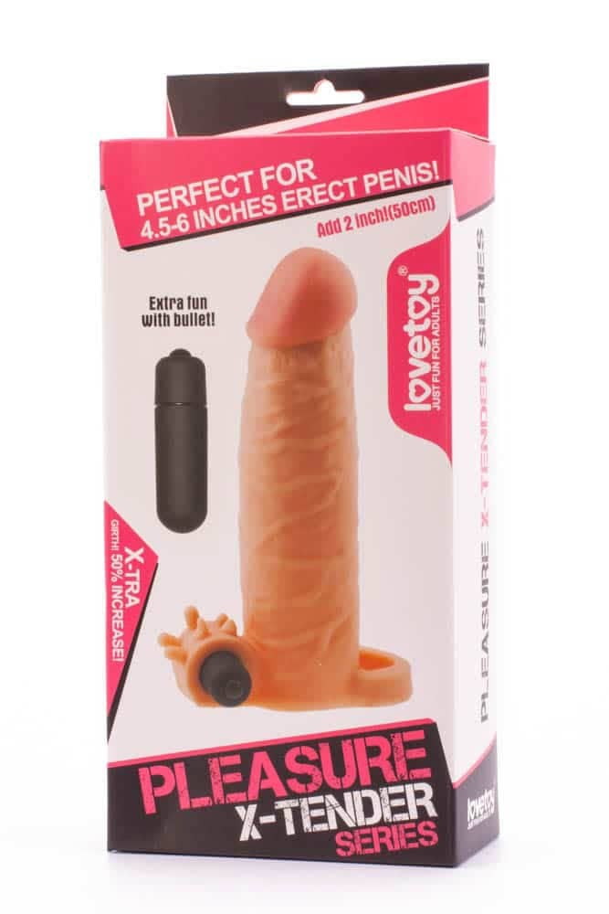 LOVETOY - PLEASURE X-TENDER VIBRATING PENIS SLEEVE #1