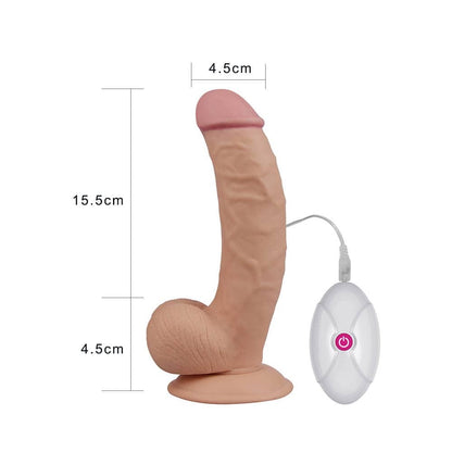 LOVETOY - 8.5" THE ULTRA SOFT DUDE - VIBRATING