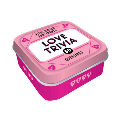 HACHETTE - AFTER DINNER AMUSEMENTS LOVE TRIVIA 50 QUESTIONS GAME