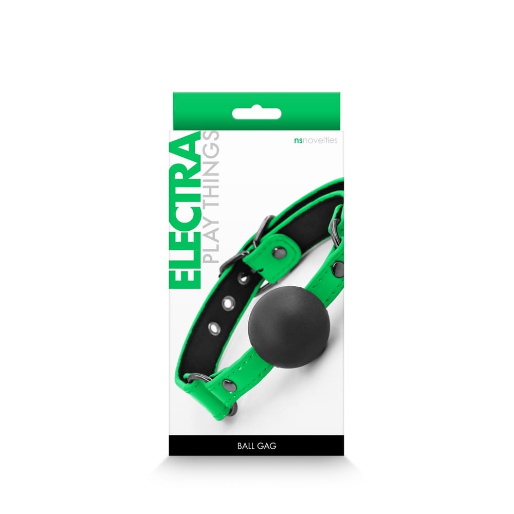 NS TOYS - ELECTRA - BALL GAG - GREEN