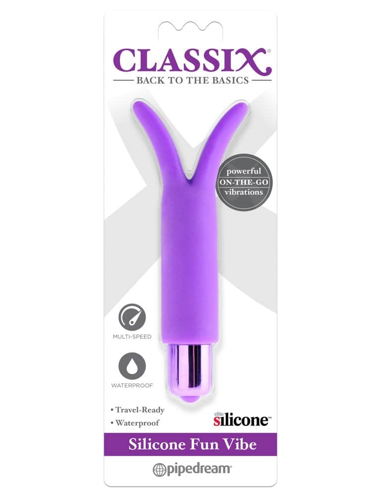 PIPEDREAM - CLASSIX - CLASSIX SILICONE FUN VIBE PURPLE