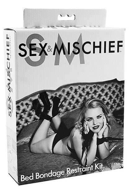 SEX & MISCHIEF - BED BONDAGE RESTRAINT KIT