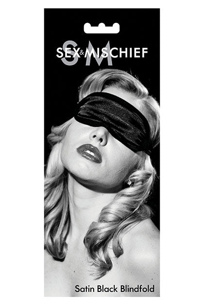 SEX & MISCHIEF - SATIN BLINDFOLD BLACK