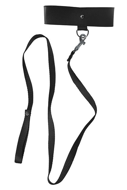 SEX & MISCHIEF - BLACK LEASH & COLLAR