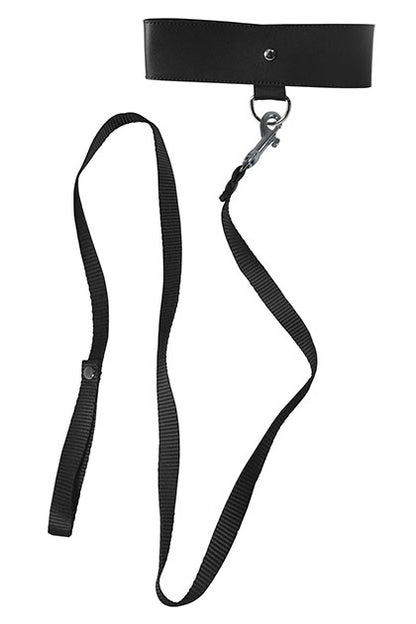 SEX & MISCHIEF - BLACK LEASH & COLLAR