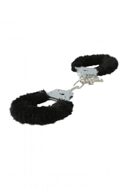 SEX & MISCHIEF - FURRY HANDCUFFS- BLACK