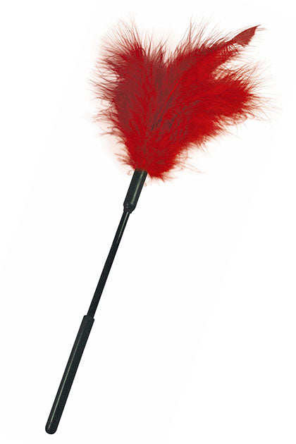 SEX & MISCHIEF - FEATHER TICKLER 7.. RED