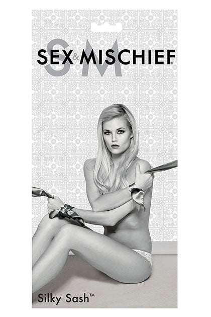 SEX & MISCHIEF - SILKY SASH RESTRAINTS - RED