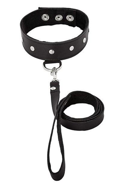 SPORTSHEETS - LEATHER LEASH & COLLAR