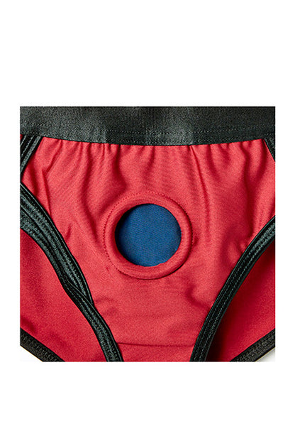 SPORTSHEETS - CONTOUR HARNESS-M BORDEAUX