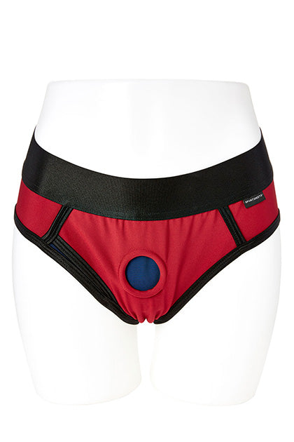 SPORTSHEETS - CONTOUR HARNESS-L BORDEAUX