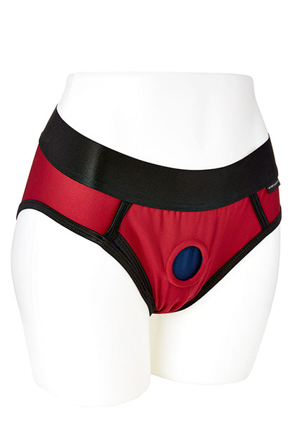 SPORTSHEETS - CONTOUR HARNESS-L BORDEAUX