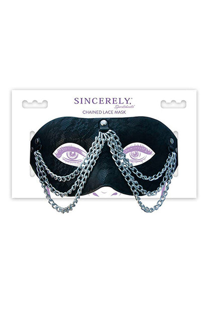 SPORTSHEETS - CHAINED LACE MASK