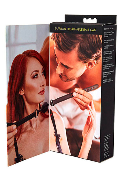 SPORTSHEETS - SAFFRON BREATHABLE BALL GAG