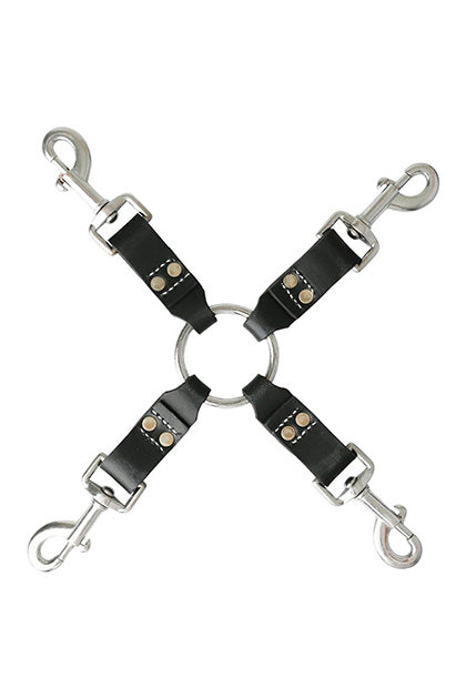 SPORTSHEETS - LEATHER HOG TIE
