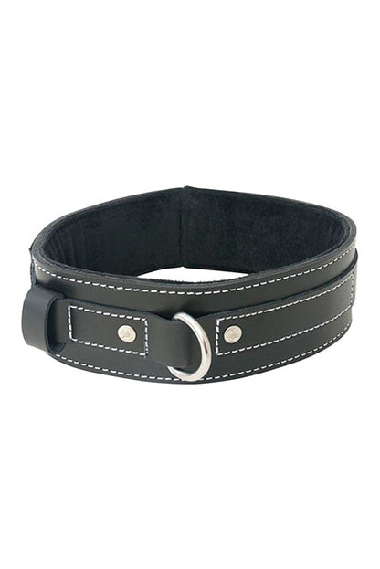 Lined Leather Collar