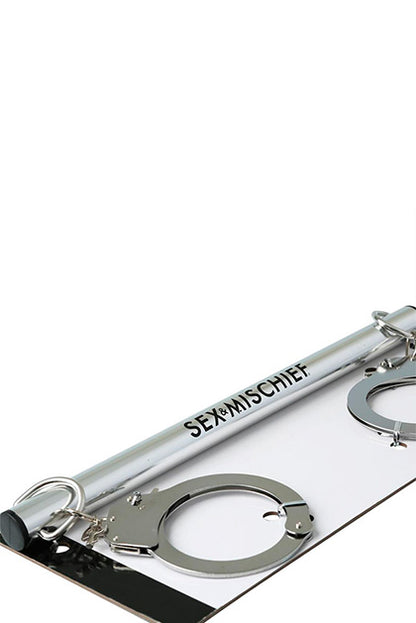 SEX & MISCHIEF - SPREADER BAR WITH METAL CUFFS