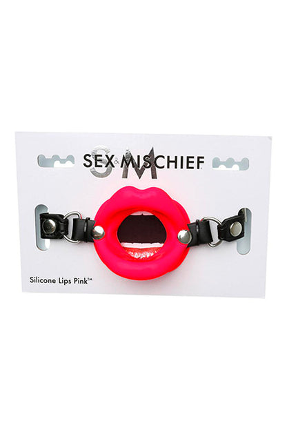 SEX & MISCHIEF - SILICONE LIPS- RED