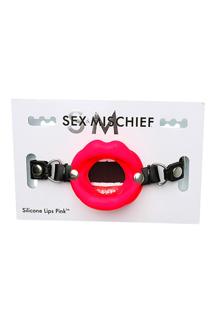 SEX & MISCHIEF - SILICONE LIPS- RED