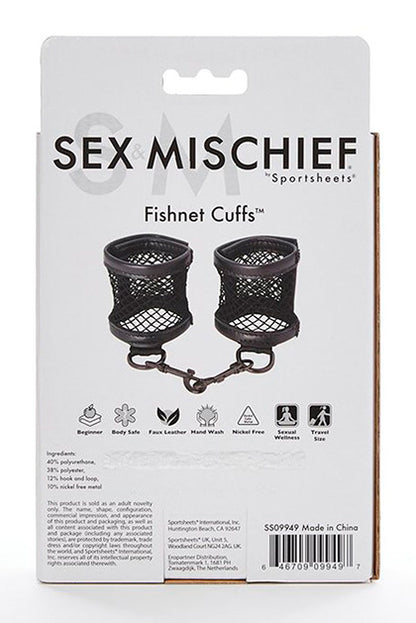 SEX & MISCHIEF - FISHNET CUFFS