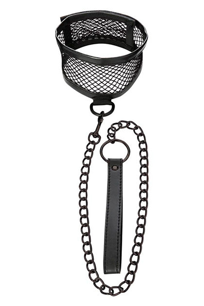 SEX & MISCHIEF - FISHNET COLLAR AND LEASH