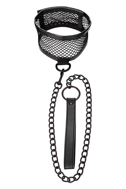 SEX & MISCHIEF - FISHNET COLLAR AND LEASH