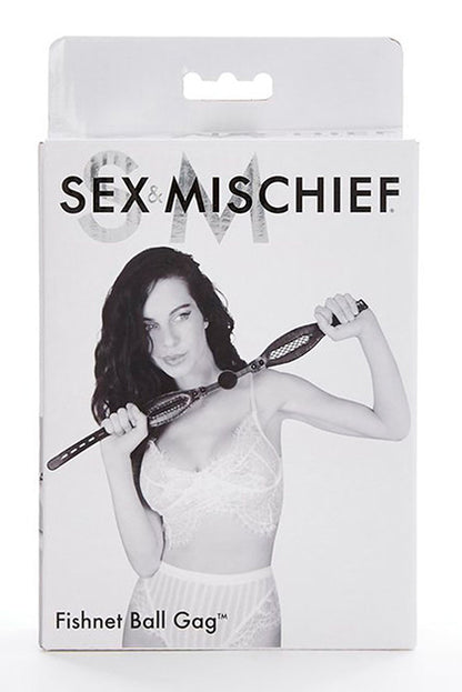 SEX & MISCHIEF - FISHNET BALL GAG