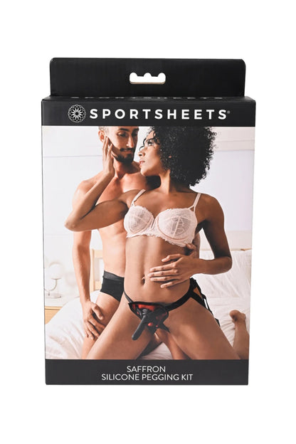 SPORTSHEETS - SAFFRON SILICONE PEGGING KIT