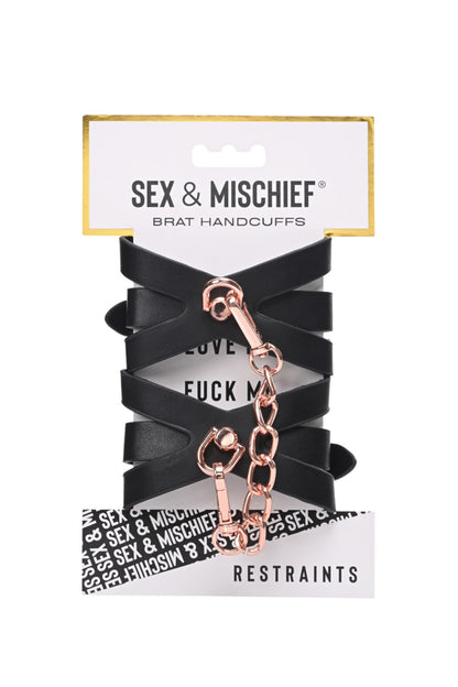 SPORTSHEETS - S&M BRAT HANDCUFFS
