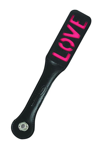 12 LEATHER LOVE IMPRESSION PADDLE