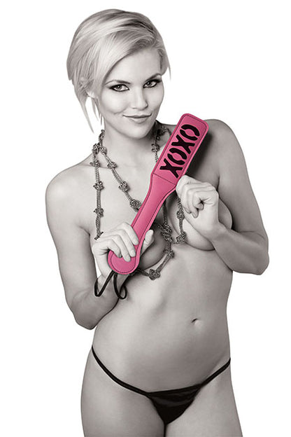 SEXO & TRAVESURAS - PALETA XOXO ROSA/NEGRO