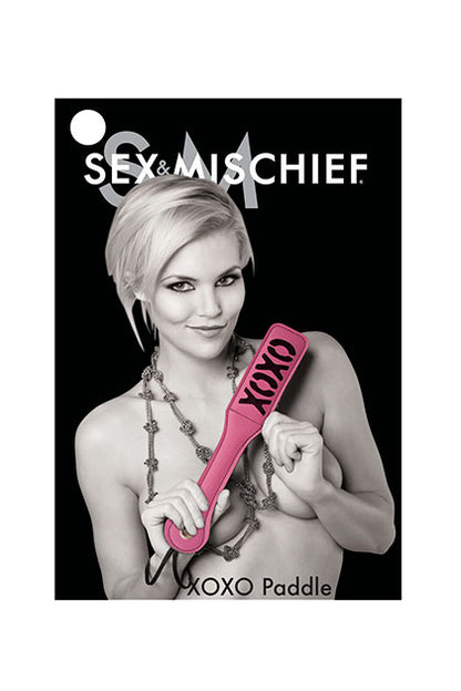 SEXO & TRAVESURAS - PALETA XOXO ROSA/NEGRO