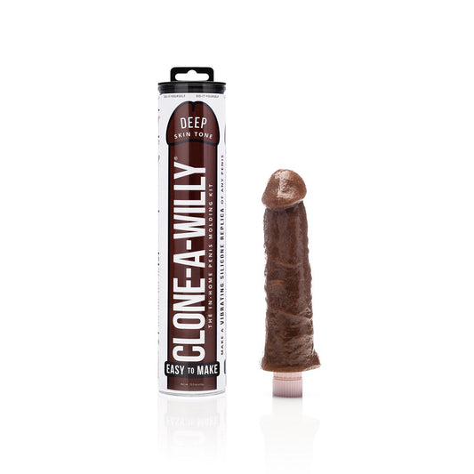 CLONE-A-WILLY - DIY VIBRATING DILDO KIT DEEP SKIN TONE
