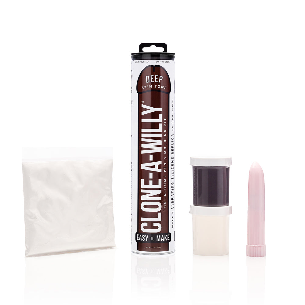 CLONE-A-WILLY - DIY VIBRATING DILDO KIT DEEP SKIN TONE