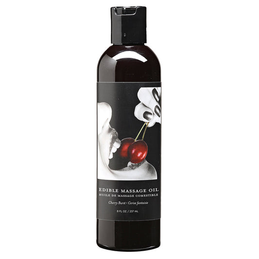 EARTHLY BODY - EDIBLE MASSAGE OIL CHERRY BURST 8OZ