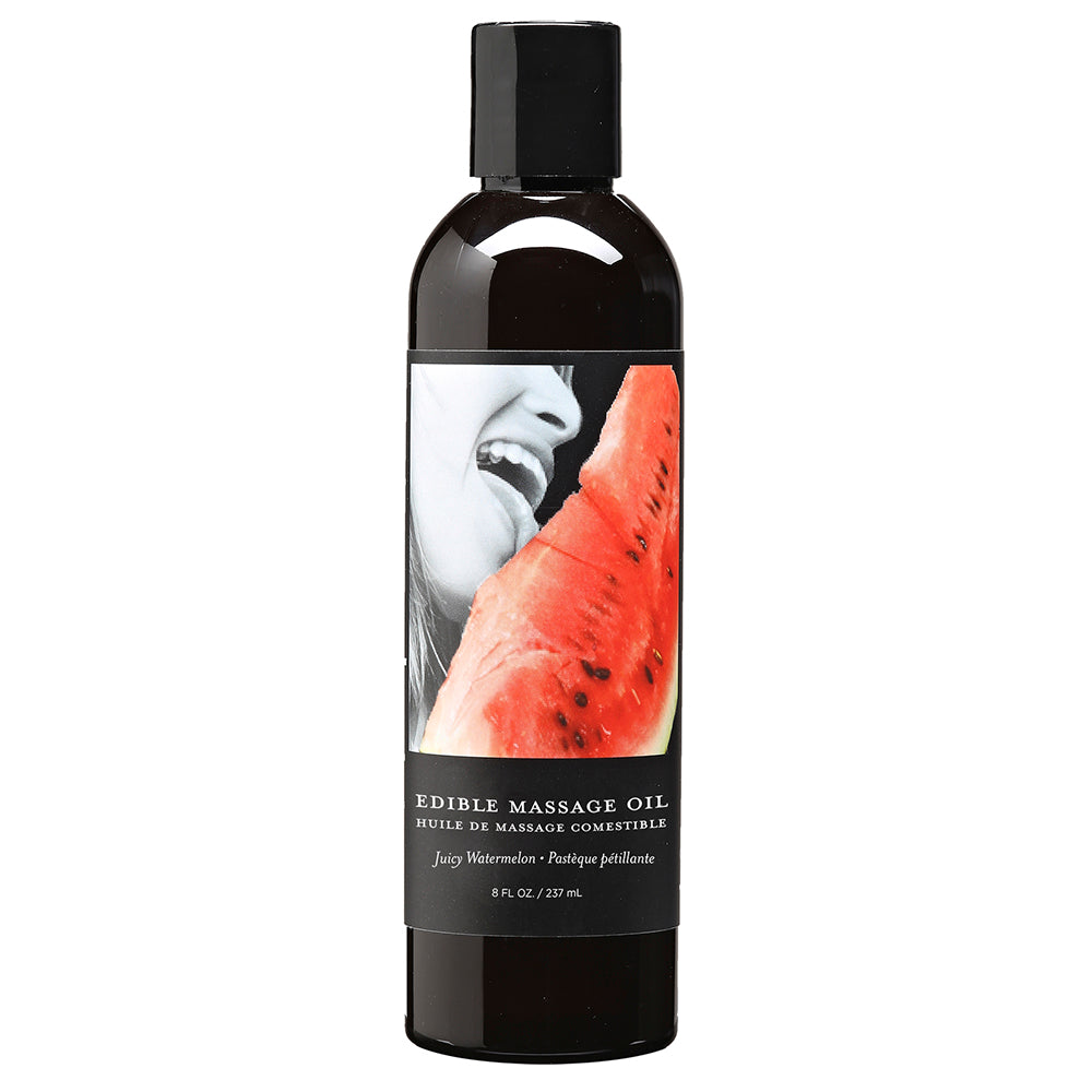 EARTHLY BODY - EDIBLE MASSAGE OIL JUICY WATERMELON 8OZ