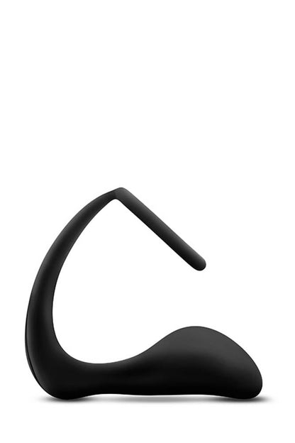 BLUSH - ANAL ADVENTURES COCK RING PLUG BLACK