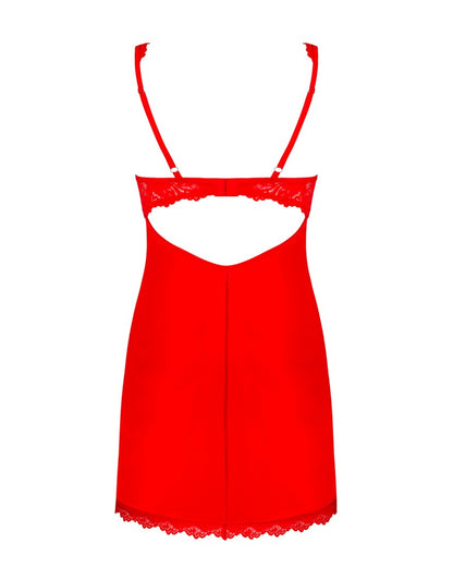 OBSESSIVE - AMOR CHERRIS CHEMISE & THONG