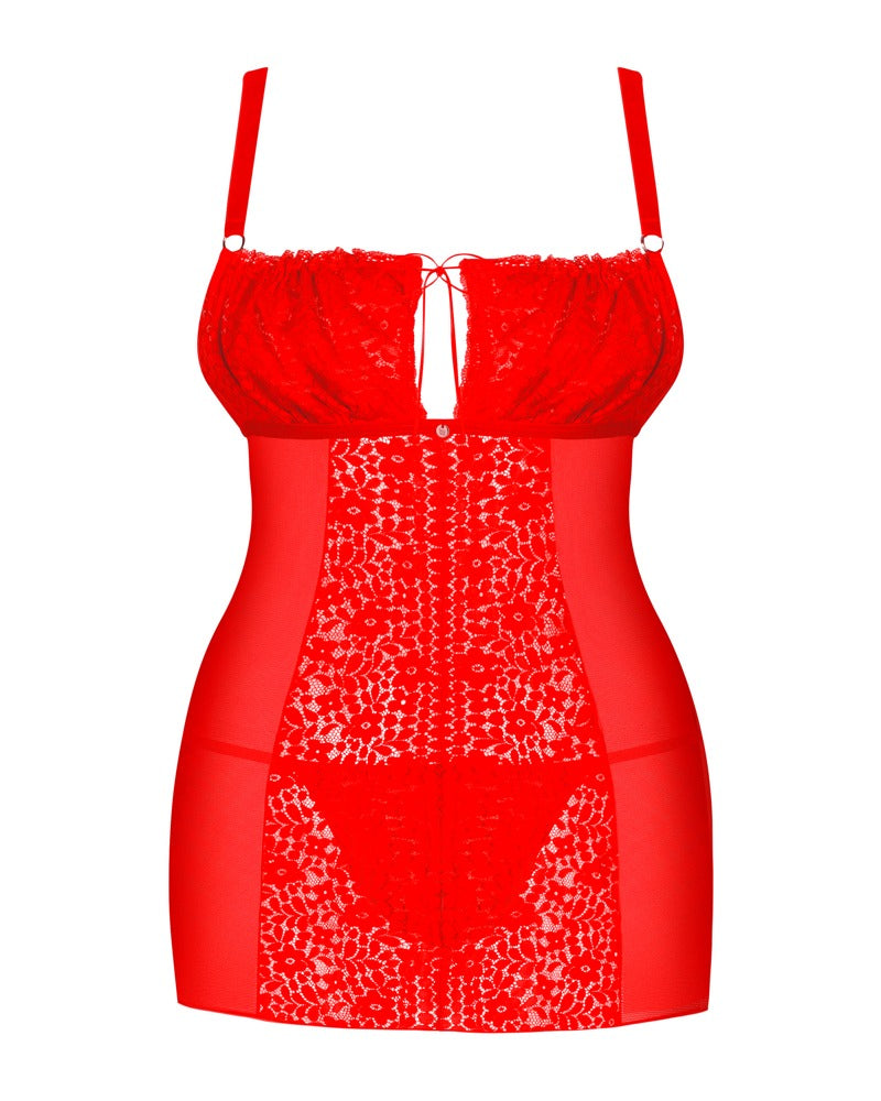 OBSESSIVE - BLOSSMINA CHEMISE & THONG