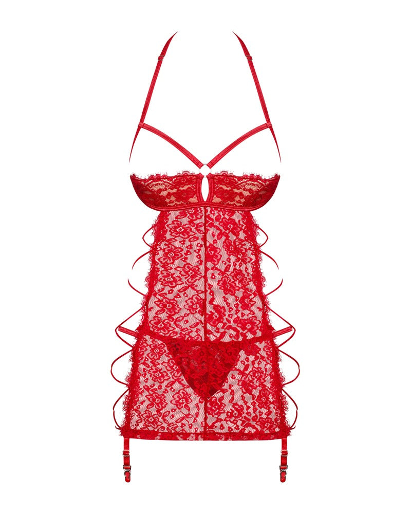 OBSESSIVE - IOSA CHEMISE & THONG