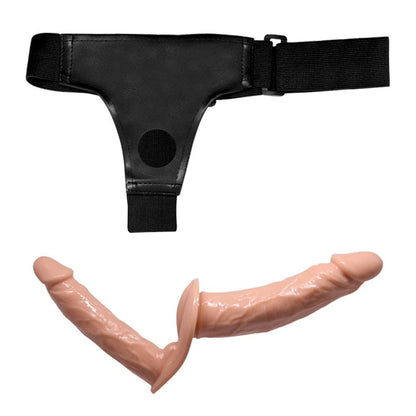 DEBRA - WEARABLE HARNESS STRAP ON DOUBLE ENDED REALISTIC DILDO