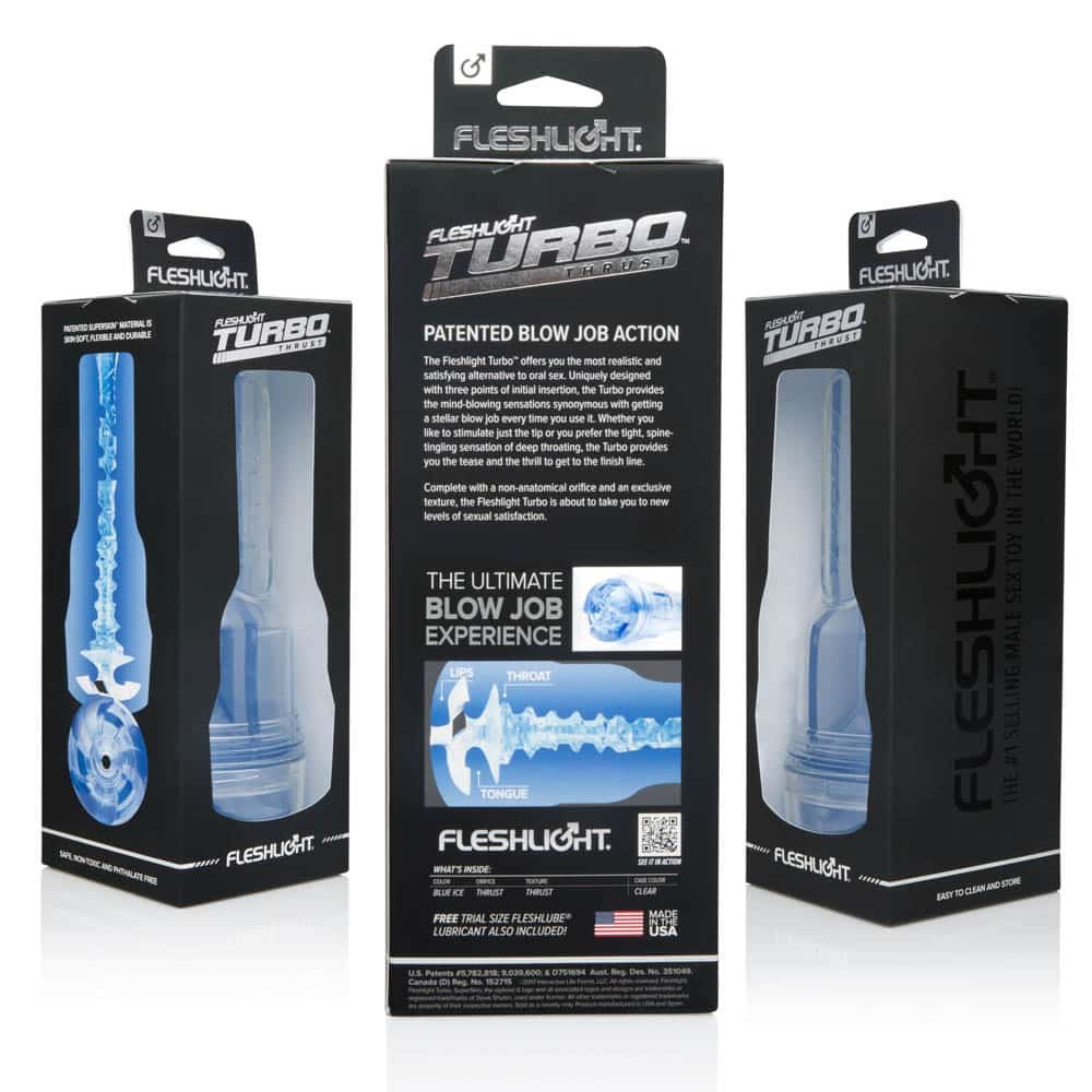 FLESHLIGHT - FLESHLIGHT TURBO BLUE ICE TEXTURA THRUST