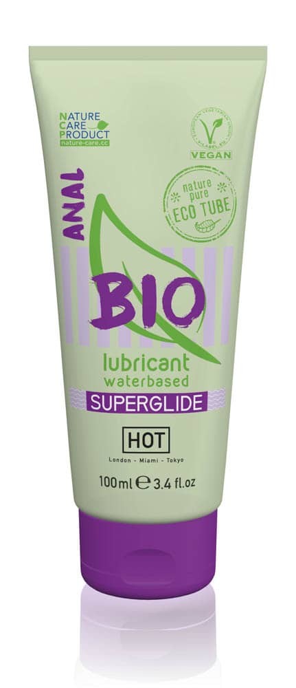 HOT - HOT BIO LUBRICANT WATERBASED SUPERGLIDE ANAL 100 ML