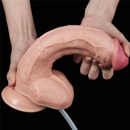 LOVETOY - 10'' SQUIRT EXTREME DILDO FLESH