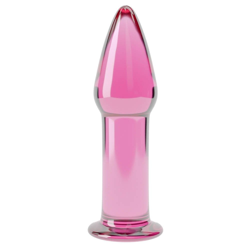 LOVETOY - 5" GLASS ROMANCE PINK